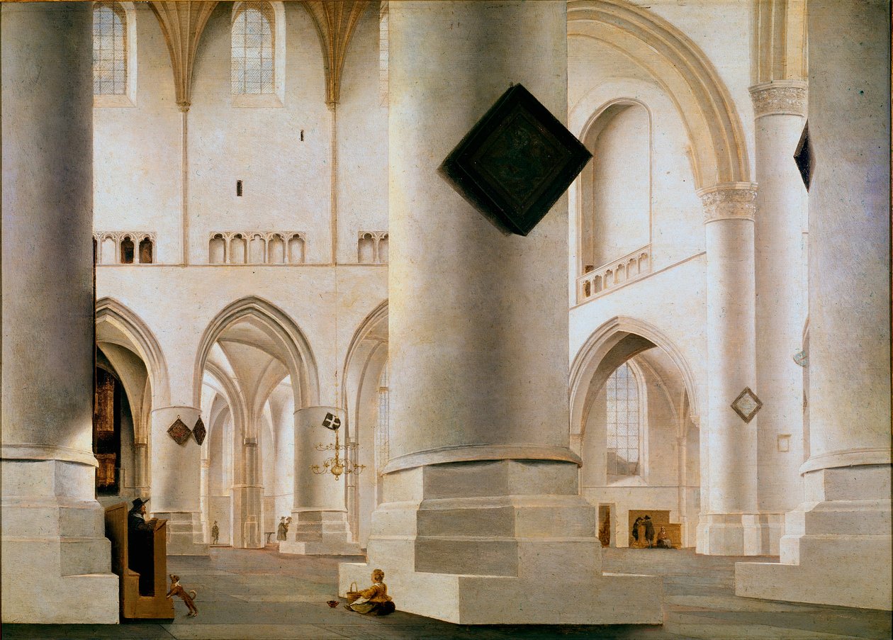 Interno della Grande Chiesa di Haarlem da Pieter Jansz Saenredam