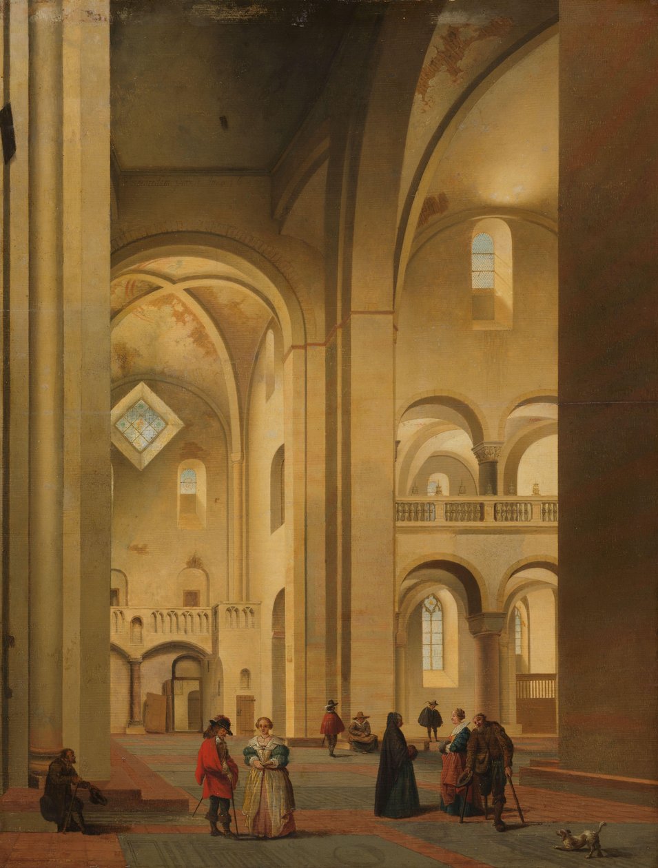 Il Transetto della Mariakerk a Utrecht, visto da Nord-Est da Pieter Jansz Saenredam