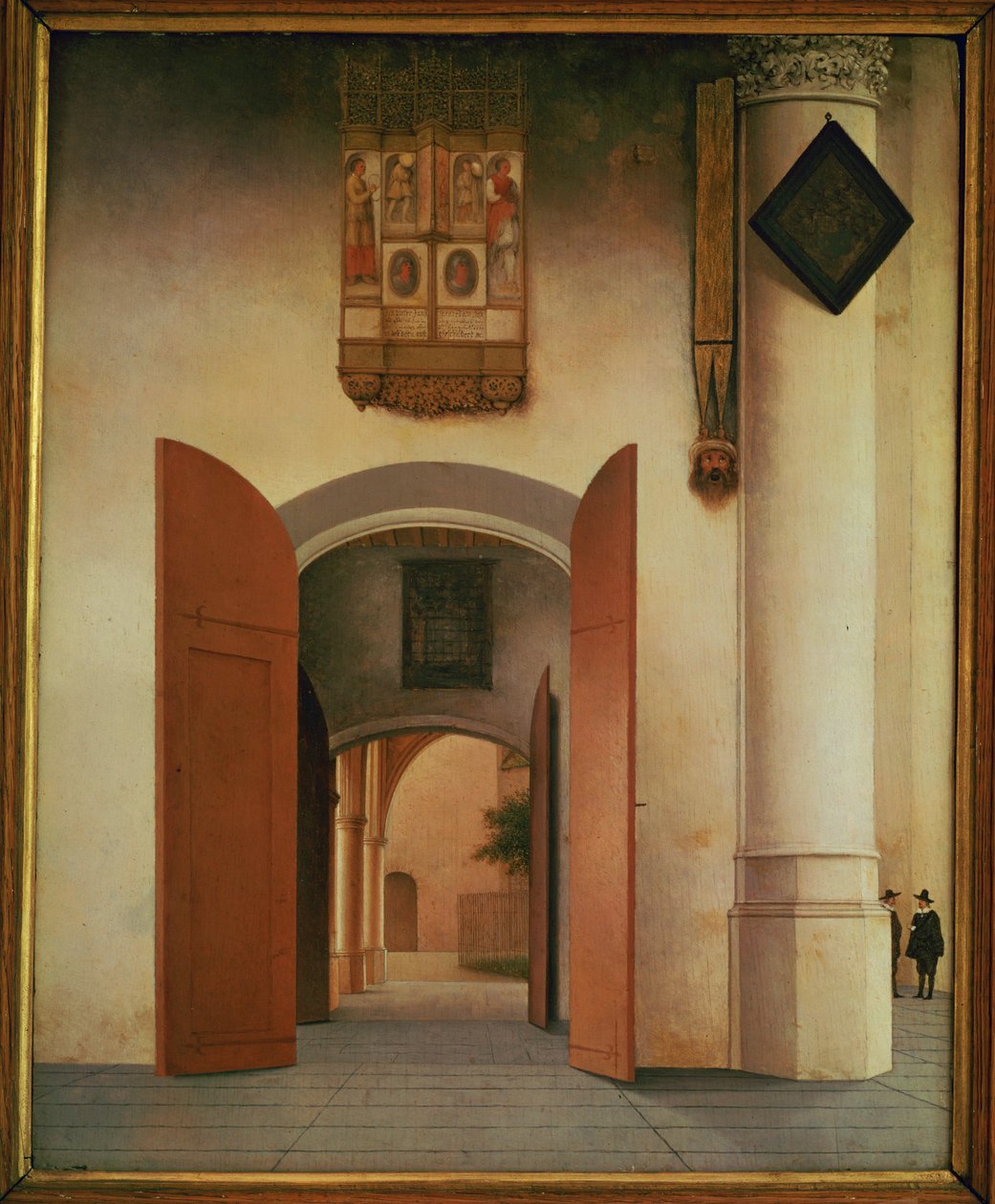 La chiesa di San Lorenzo, Alkmaar da Pieter Jansz Saenredam