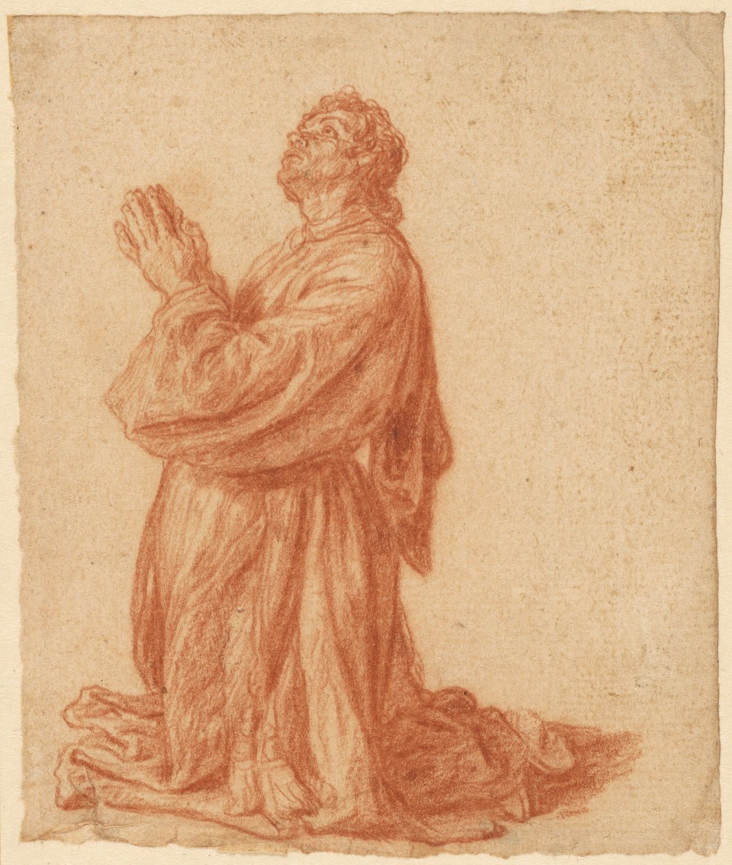 Studie eines knienden Mannes da Pieter Lastman