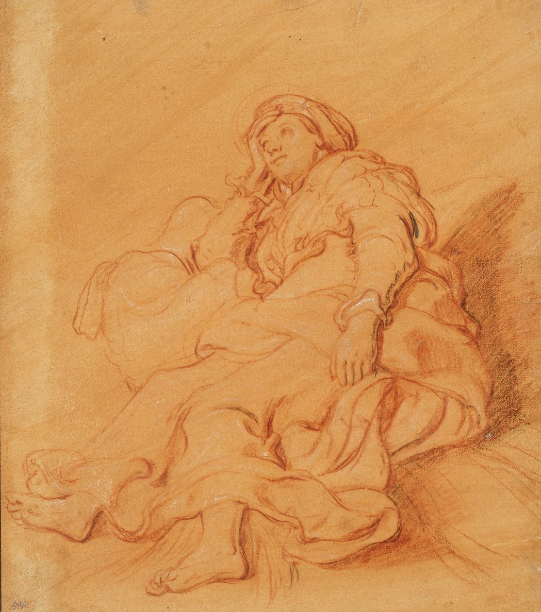 Studio della figura di Rachele, c.1621 da Pieter Lastman