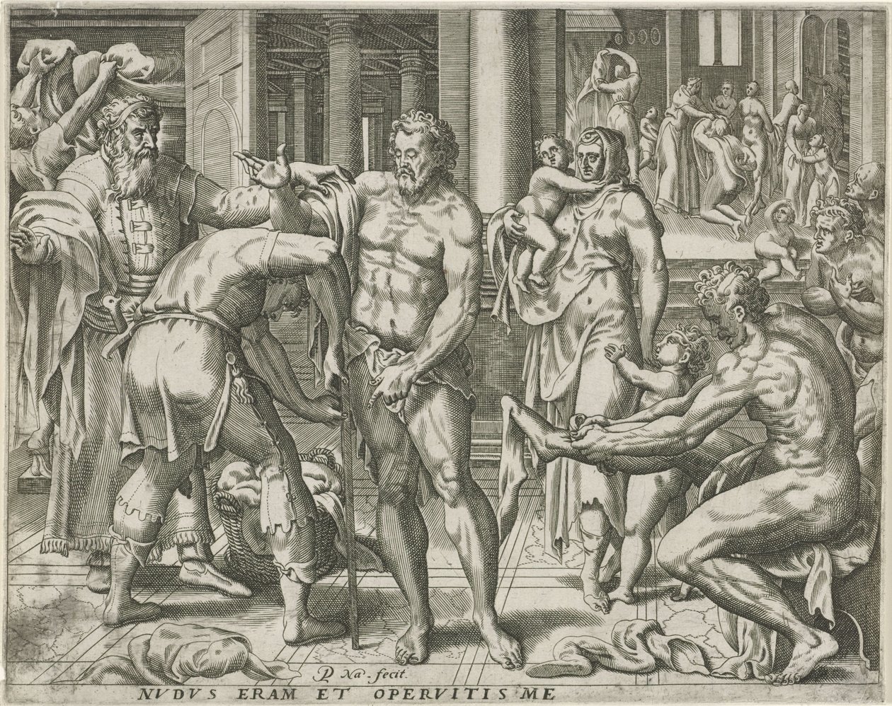 Vestire i nudi da Pieter Nagel
