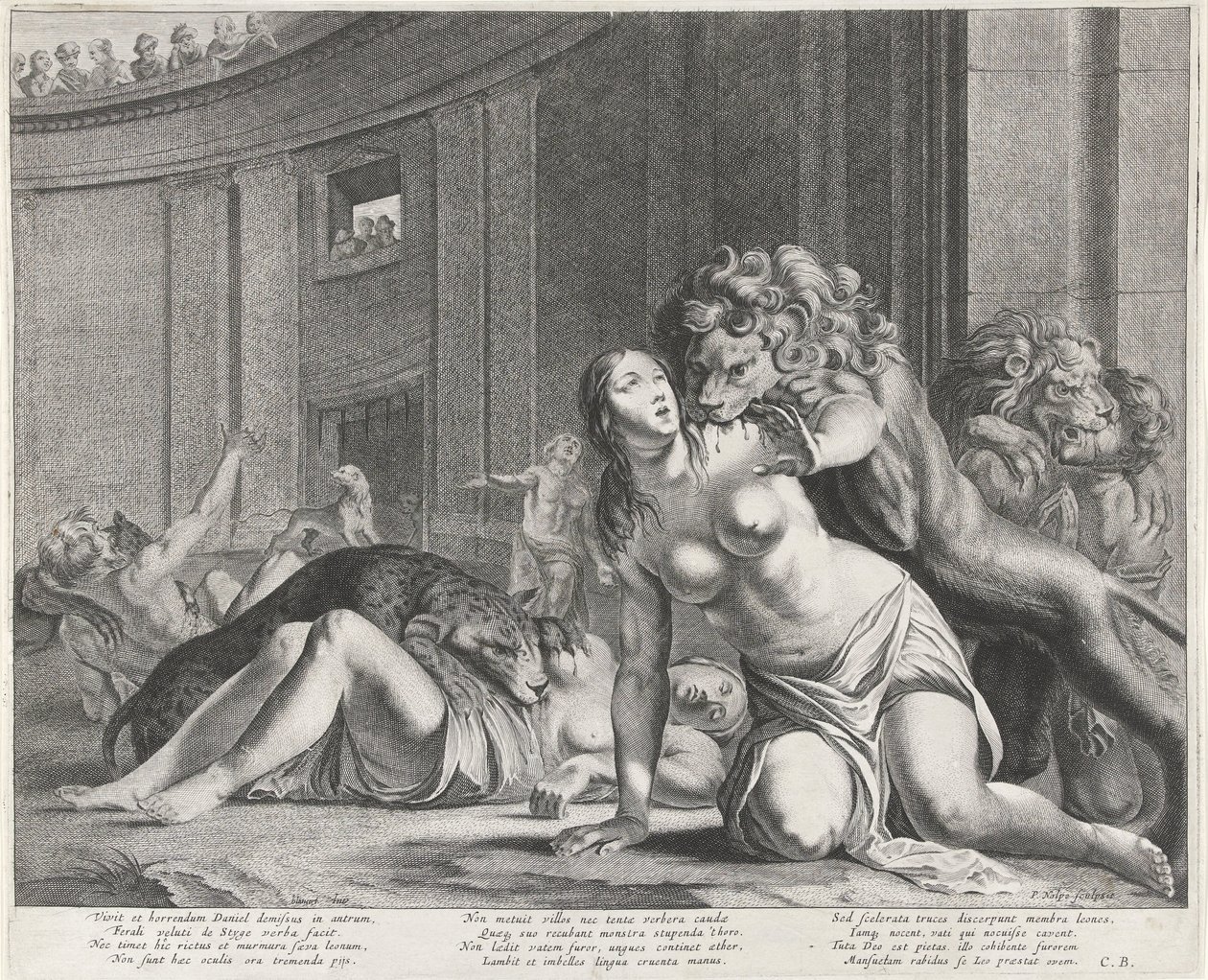 Daniele nella fossa dei leoni da Pieter Nolpe