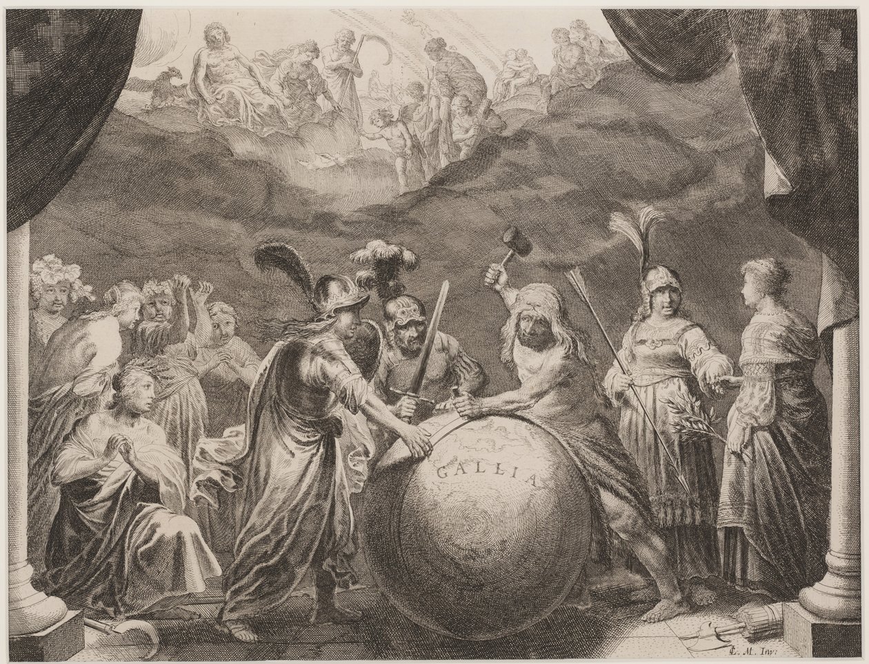 Ercole restituisce Gallia da Pieter Nolpe