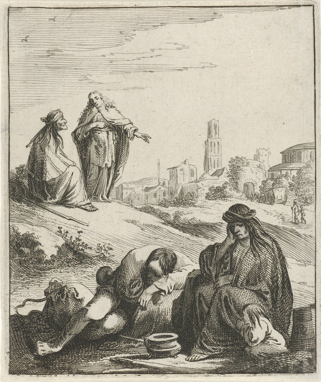Majombe e Konstance e figure a riposo da Pieter Nolpe
