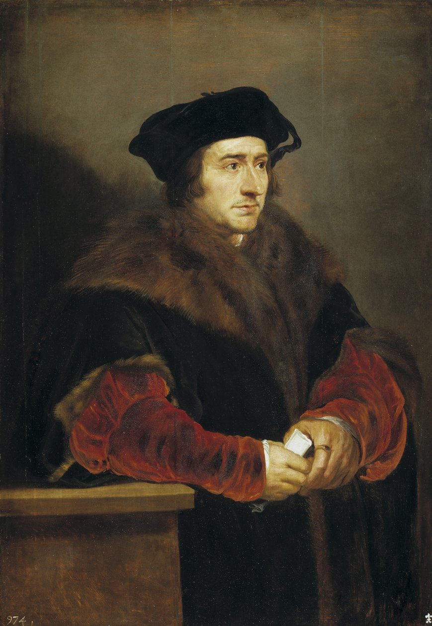 Ritratto di Sir Thomas More, 1625-1630 da Peter Paul Rubens