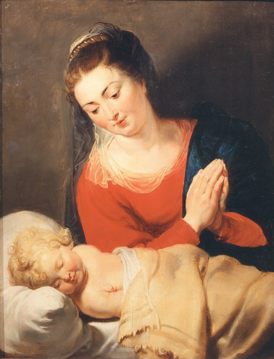 La Vergine che adora il Bambino dormiente da Pieter Paul Rubens