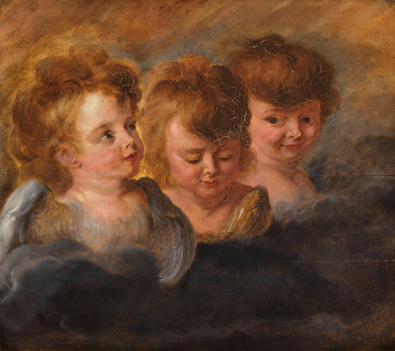 Tre teste di angelo tra le nuvole da Pieter Paul Rubens