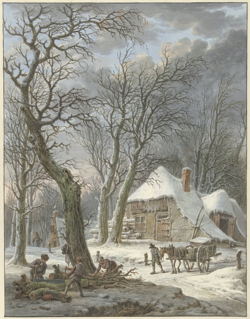 Paesaggio invernale da Pieter Pietersz. Barbiers