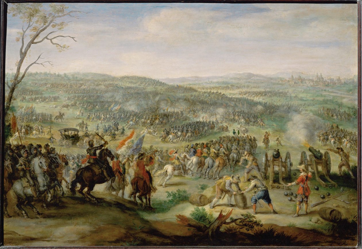 La battaglia sulla Montagna Bianca, vicino a Praga ... da Pieter Snyers
