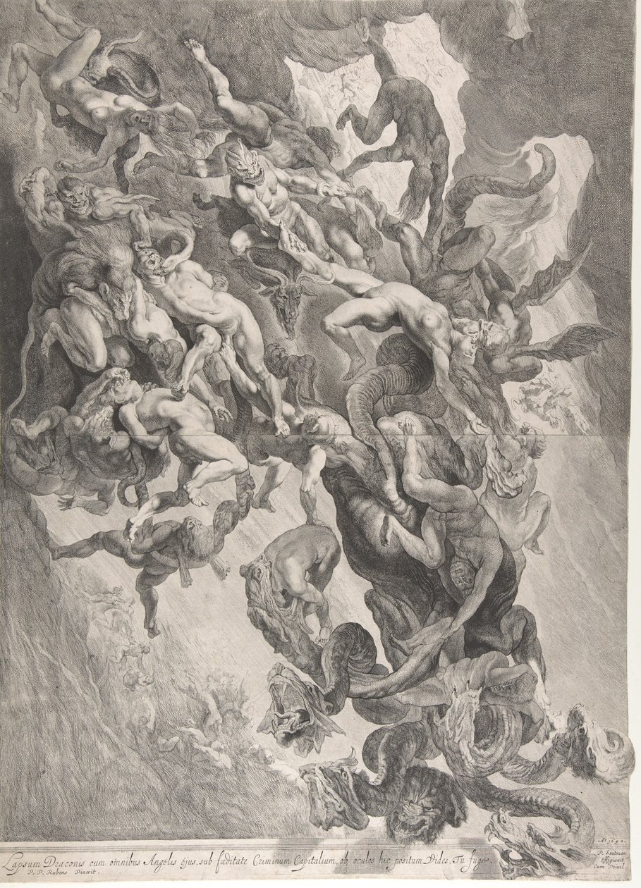 La Caduta dei Dannati da Pieter Soutman