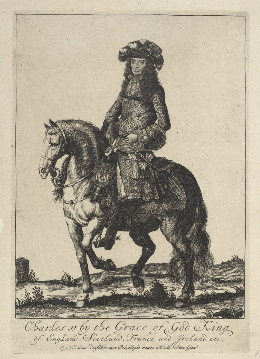 Ritratto equestre del re Carlo II d