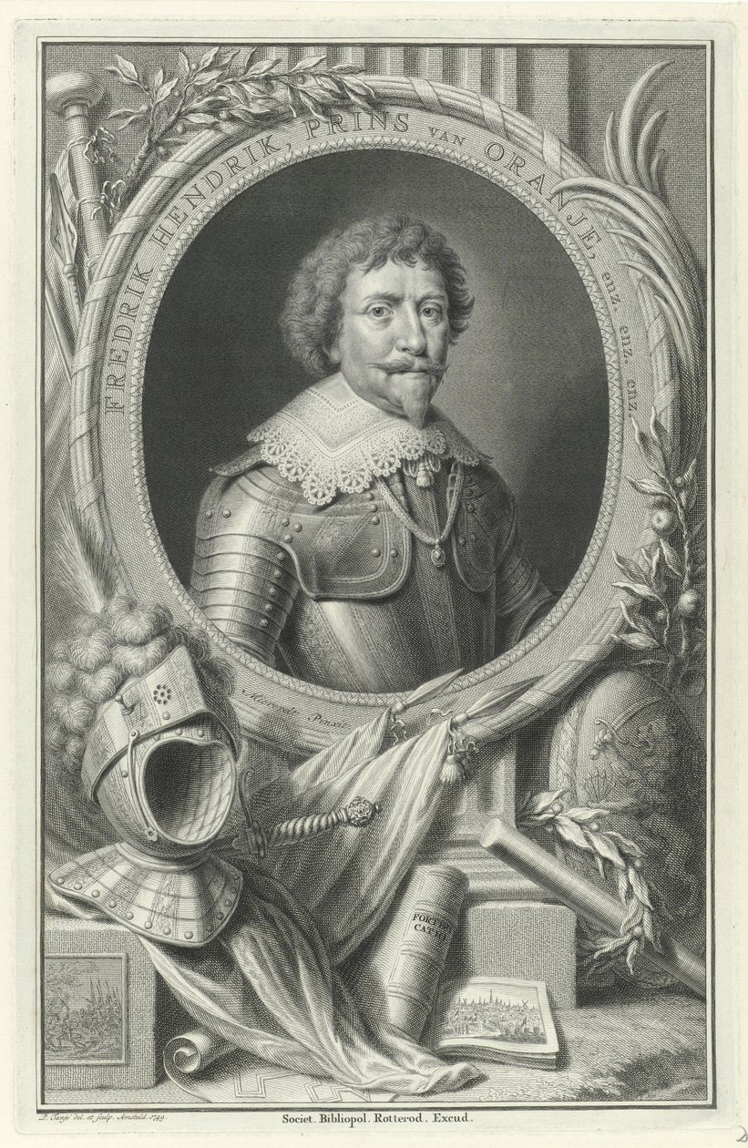 Ritratto di Federico Enrico, principe di Orange-Nassau da Pieter Tanjé