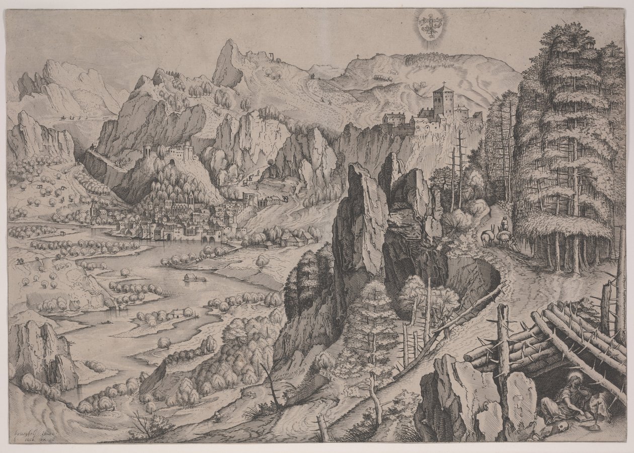 Magdalena Poenitens da Pieter The Elder (after) Brueghel