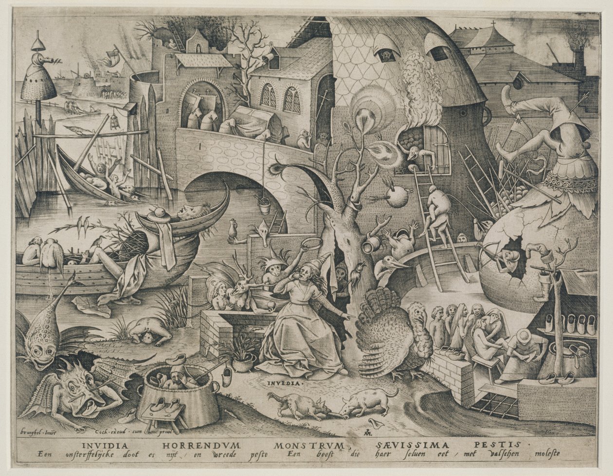 Inuidia da Pieter Bruegel the Elder