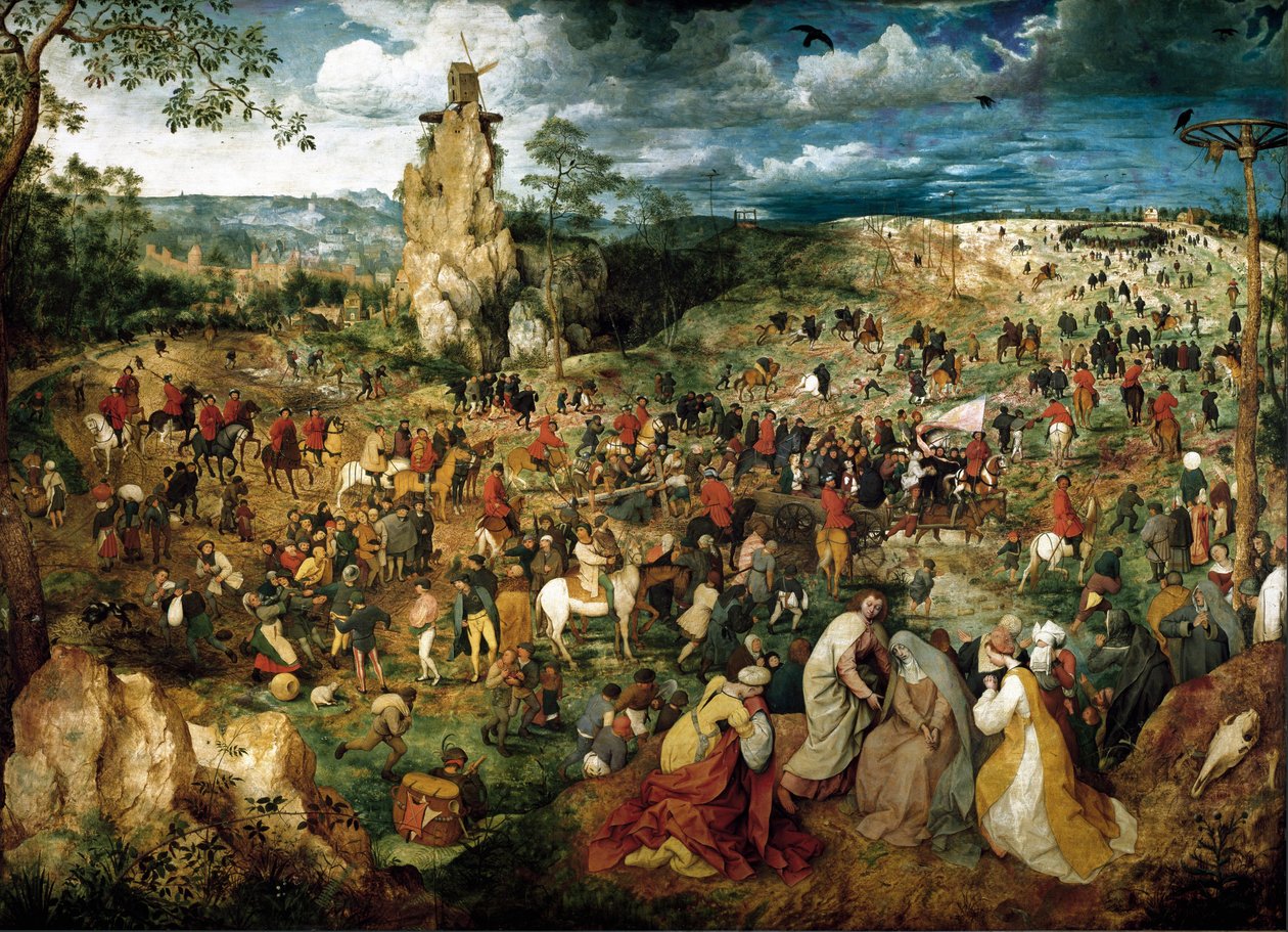 La salita al Calvario da Pieter Bruegel the Elder