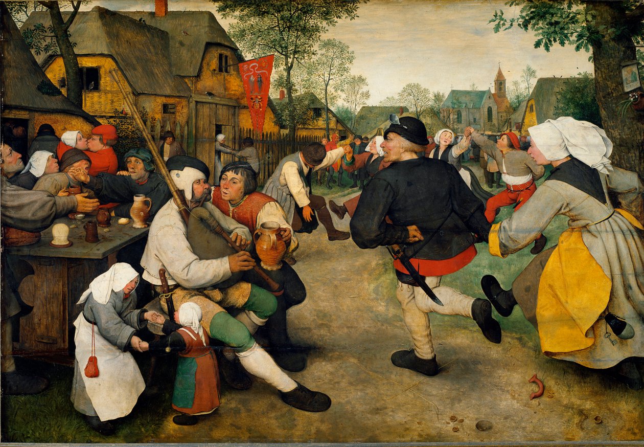 Danza contadina da Pieter Bruegel the Elder
