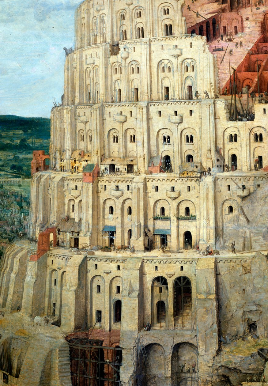 La Torre di Babele da Pieter Bruegel the Elder