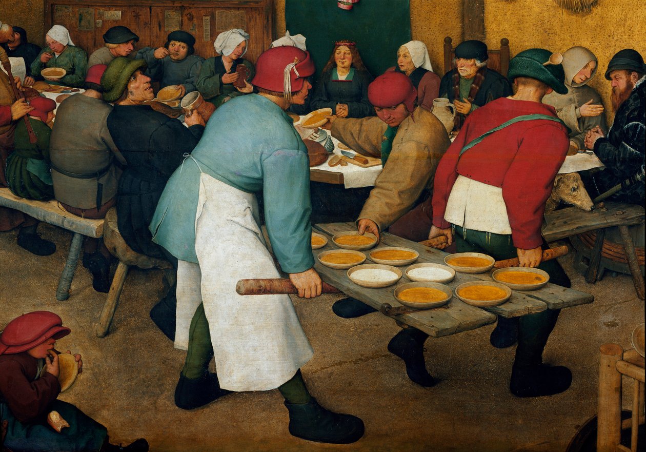 La luna di miele (dettaglio) da Pieter Bruegel the Elder