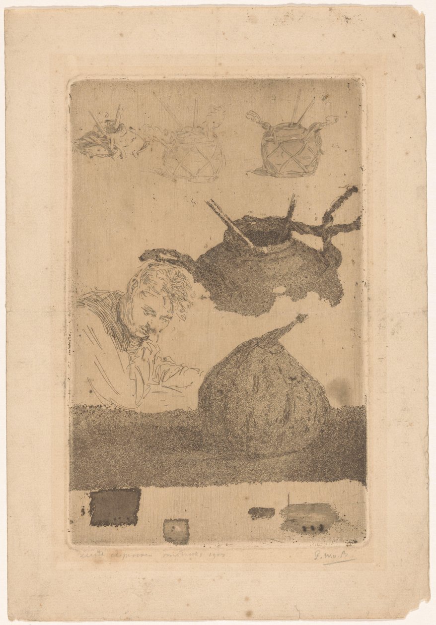 Prime prove di incisione da Pieter Willem van Baarsel (signed by artist)