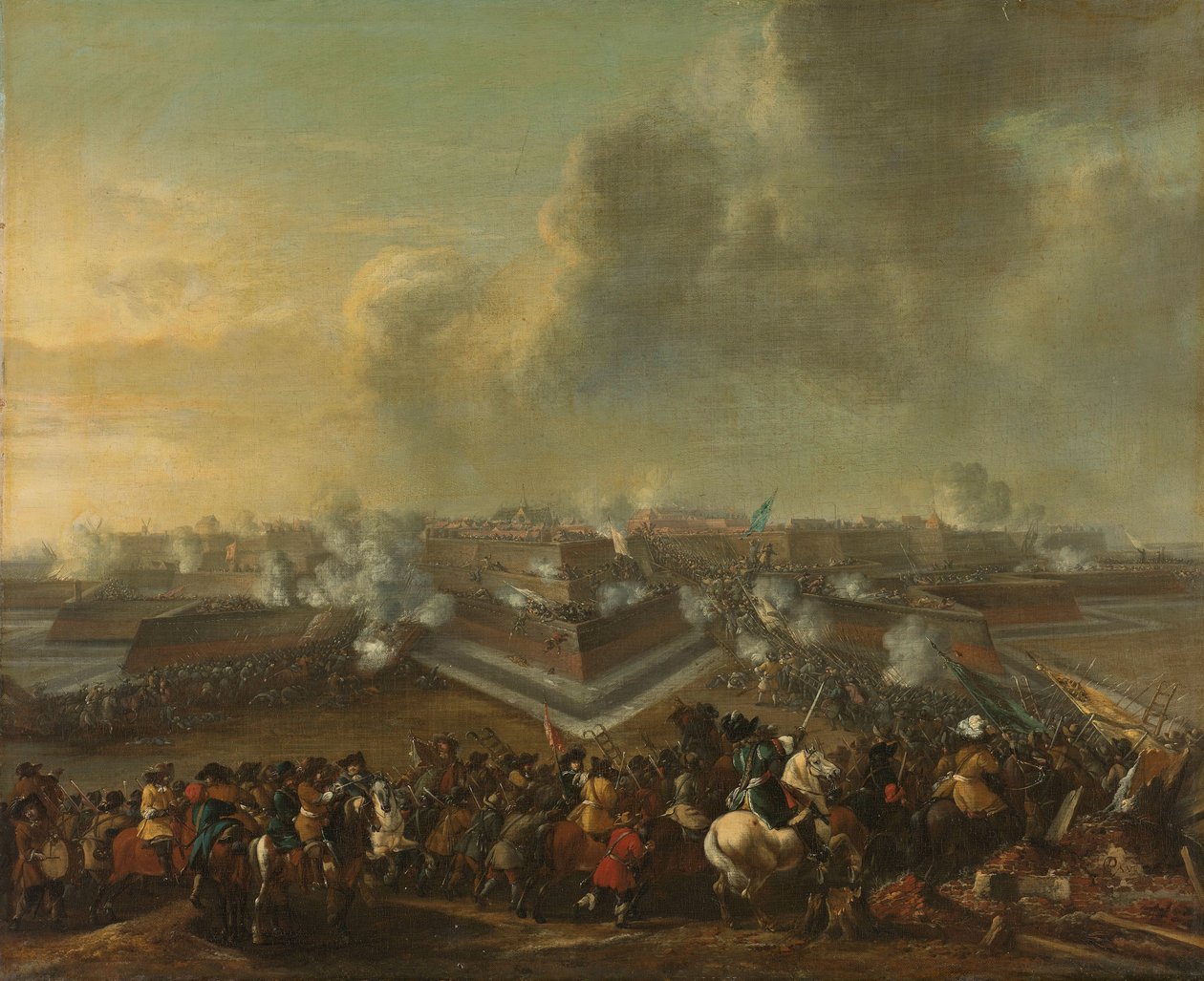 Assalto alla città di Coevorden, 30 dicembre 1672 da Pieter Wouwerman