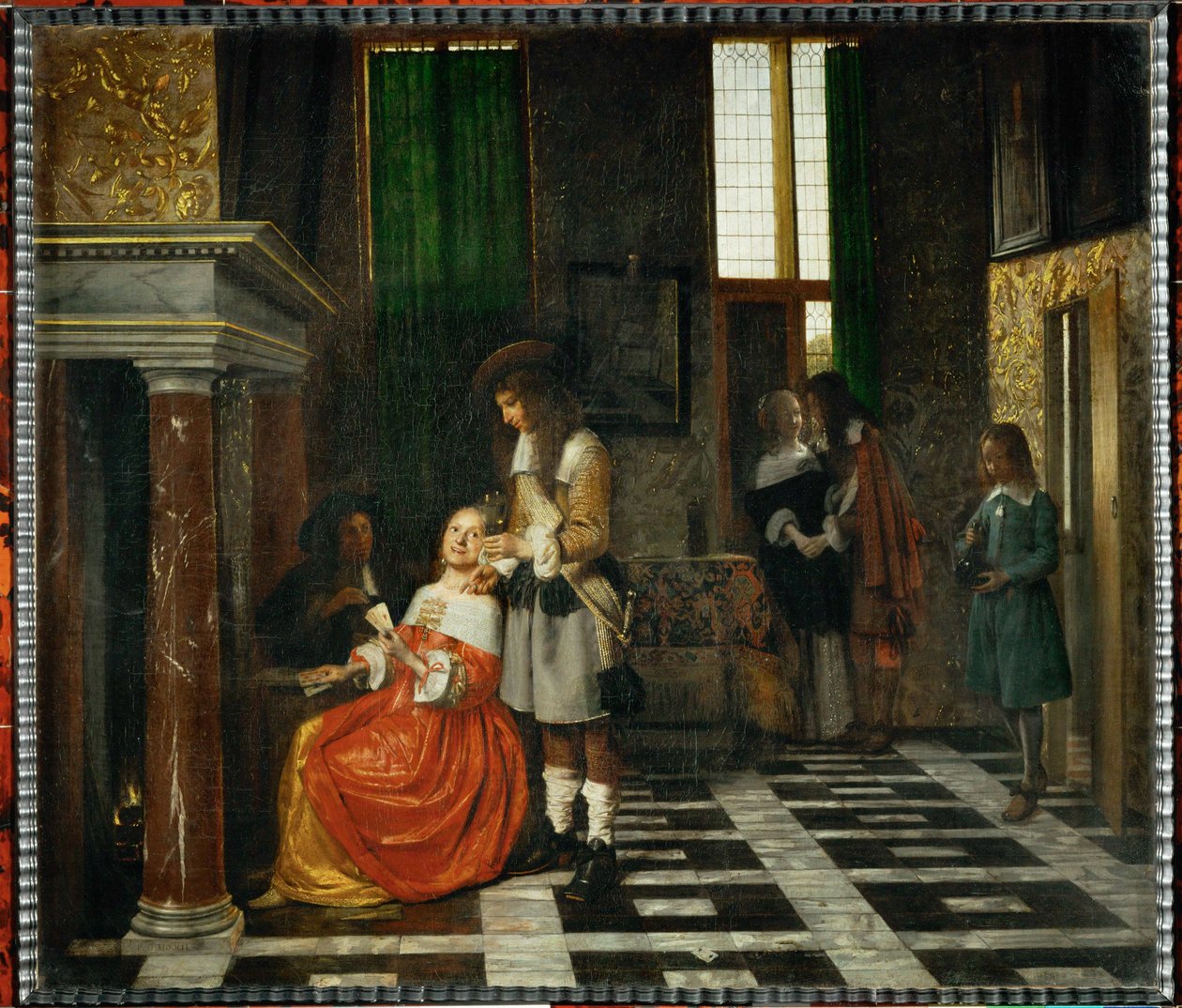 I giocatori di carte - Les joueurs de cartes ... da Pieter de (after) Hooch