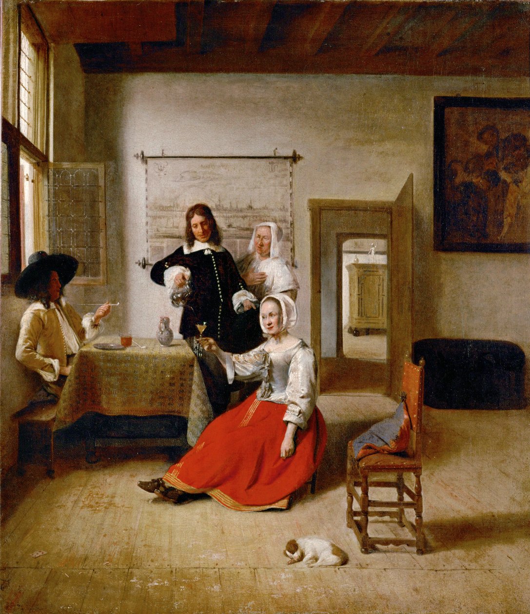 Il bevitore ... da Pieter de (after) Hooch