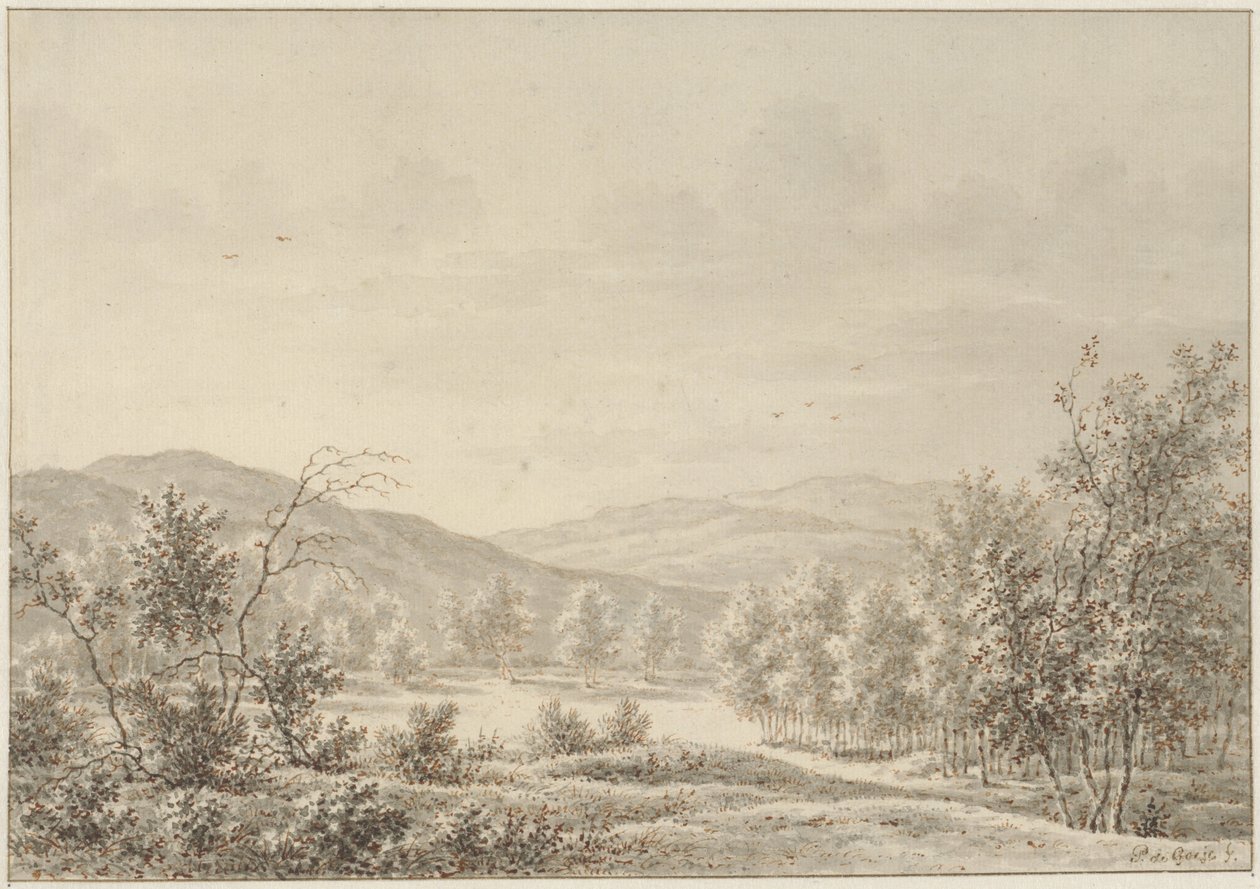 Paesaggio collinare da Pieter de Goeje