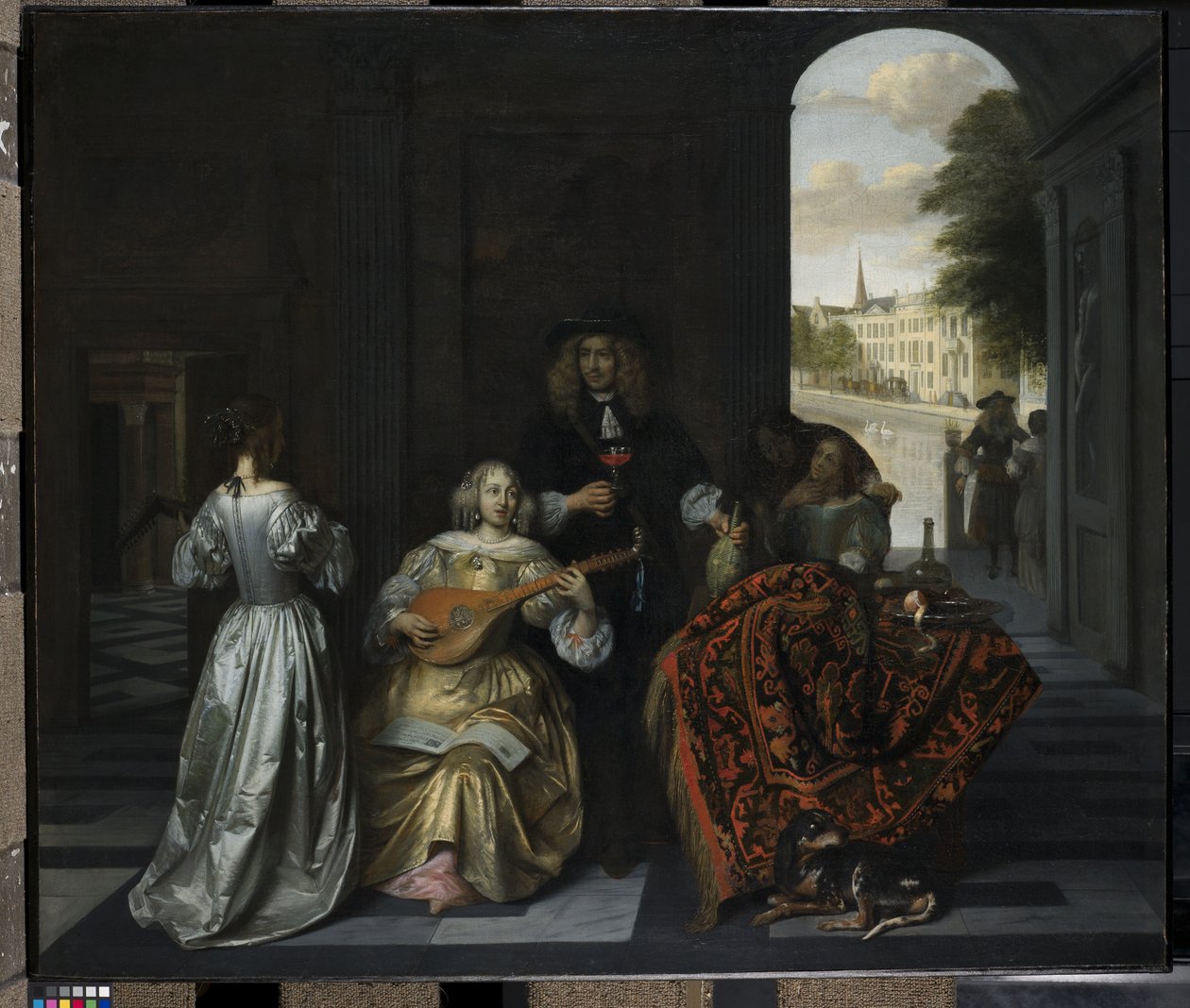 Festa musicale da Pieter de Hooch