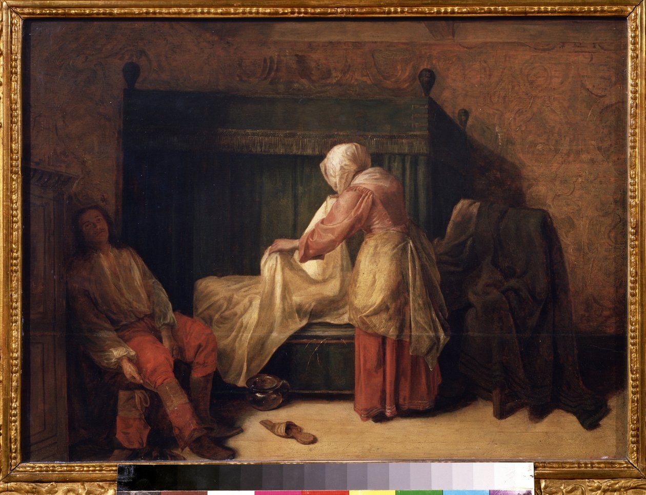 Il risveglio del giovane da Pieter de Hooch