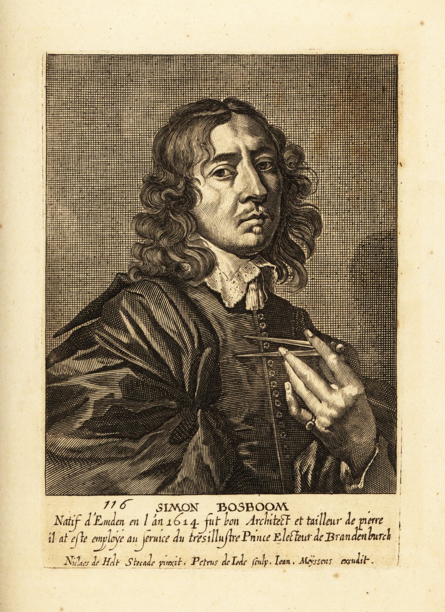 Ritratto di Simon Bosboom, architetto e scrittore dell