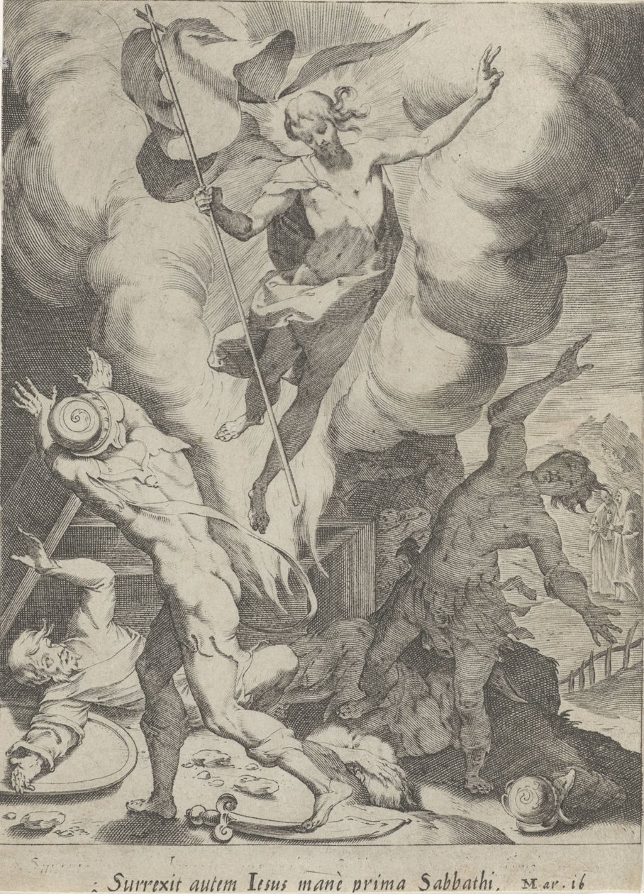 Resurrezione di Cristo da Pieter de Jode (I)