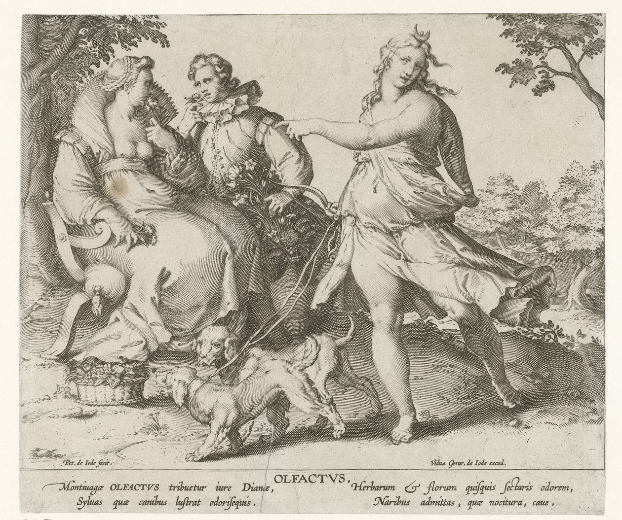 Olfatto da Pieter de Jode (I)