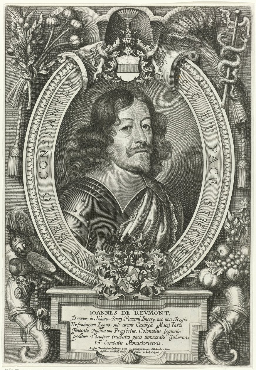 Ritratto di Johann von Reumont da Pieter de Jode (II)