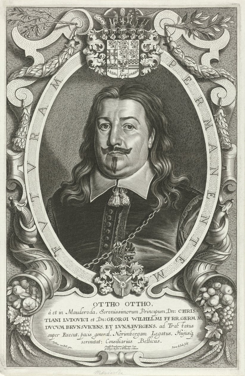 Ritratto di Otto Otto von Mauderode (Celeberrimi Legati) da Pieter de Jode (II)