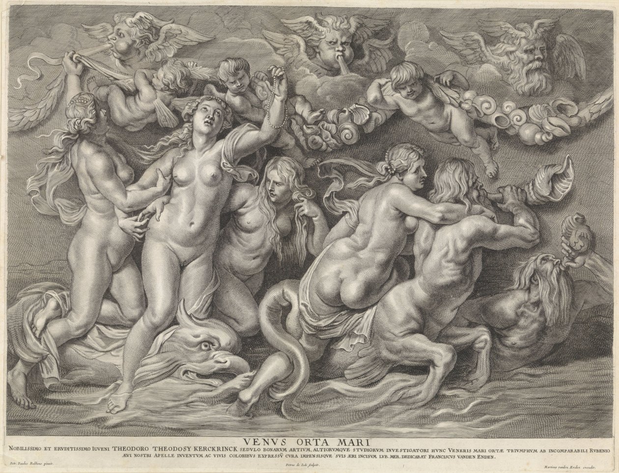 Venere sul mare da Pieter de Jode (II)