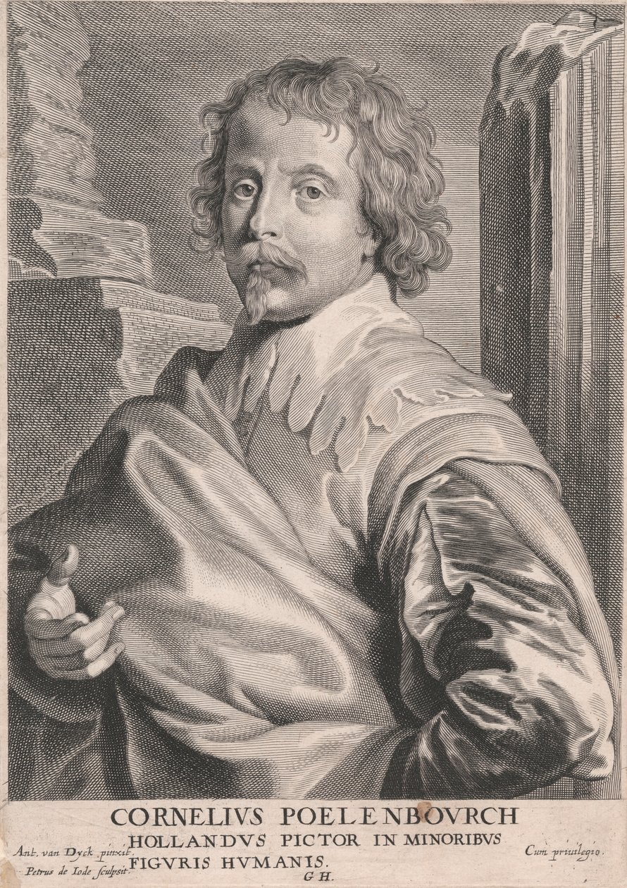 Cornelius Poelenbourch, Hollandus Pictor in Minoribus, Figuris Humanis da Pieter de Jode