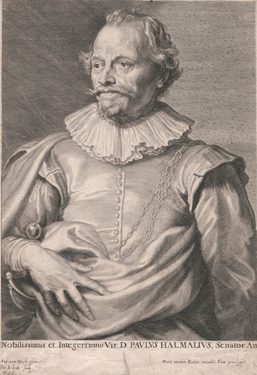 Nobilissimus et Integermus Vir, D. Paulus Halmalius, Senator Ant. da Pieter de Jode