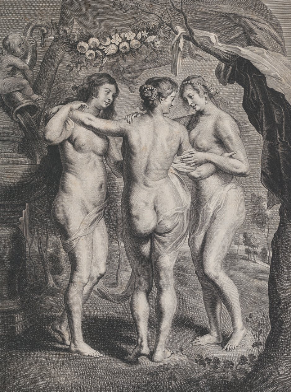 Le tre Grazie da Pieter de Jode II
