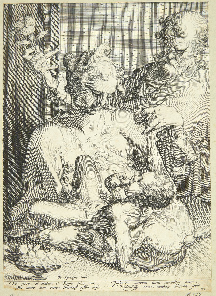 La Sacra Famiglia da Pieter de Jode I