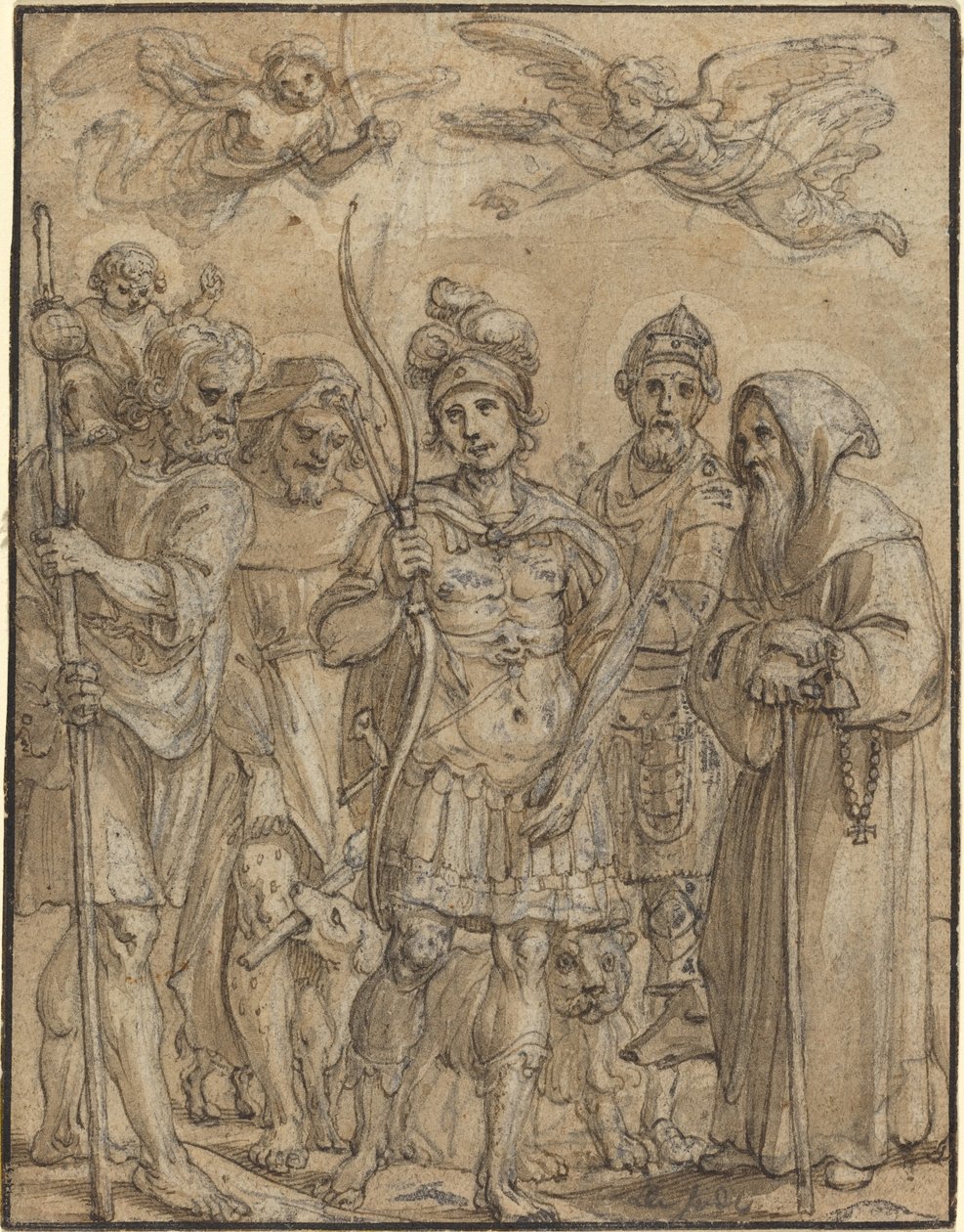 Cinque Santi da Pieter de Jode I