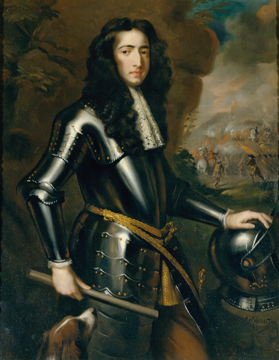 Giovane comandante da Pieter de Josselin