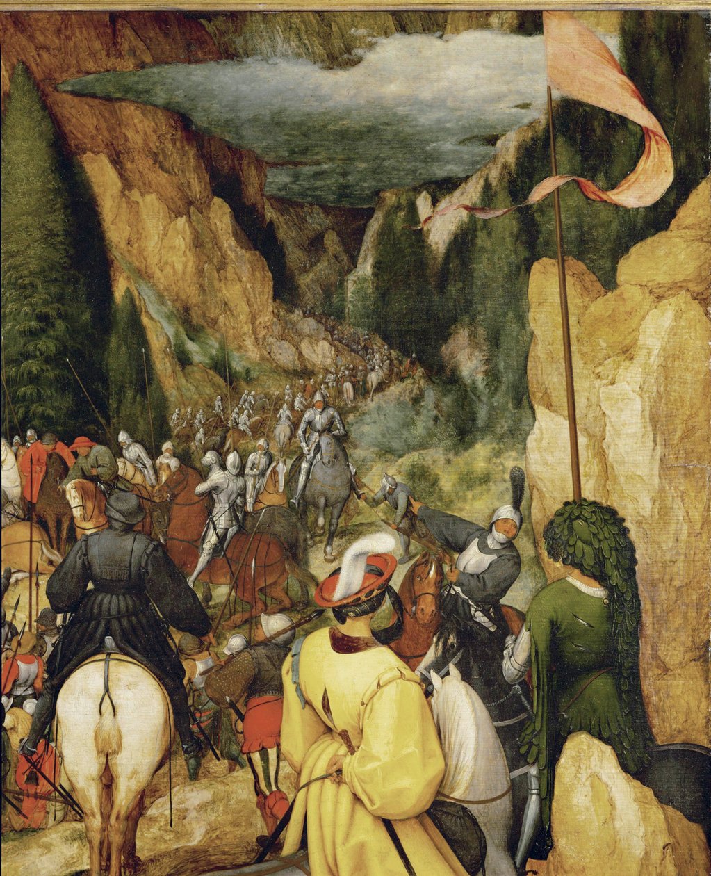 Conversione di San Paolo (dipinto su legno di quercia) da Pieter the Elder Bruegel