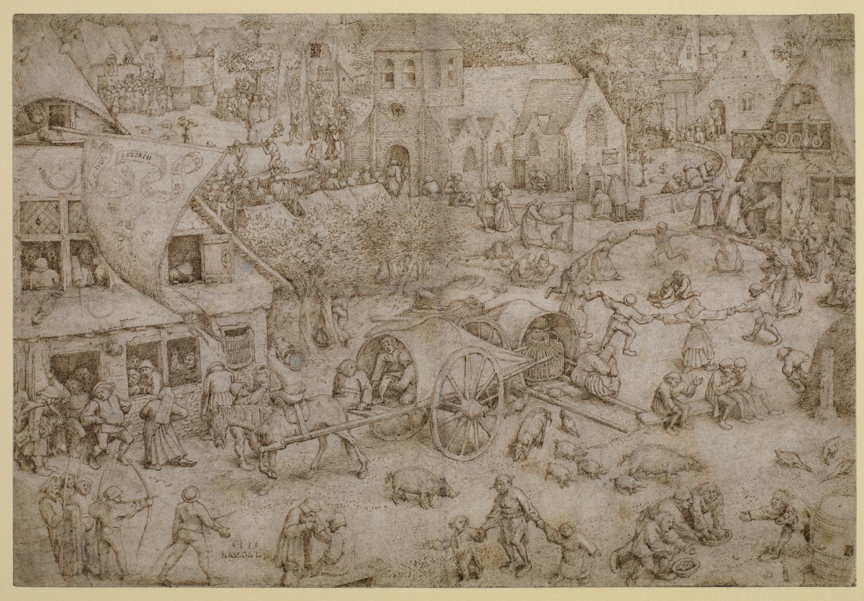 Kermesse a Hoboken, 1559 da Pieter Bruegel the Elder