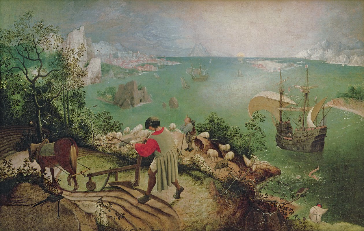 Paesaggio con la caduta di Icaro da Pieter Bruegel the Elder