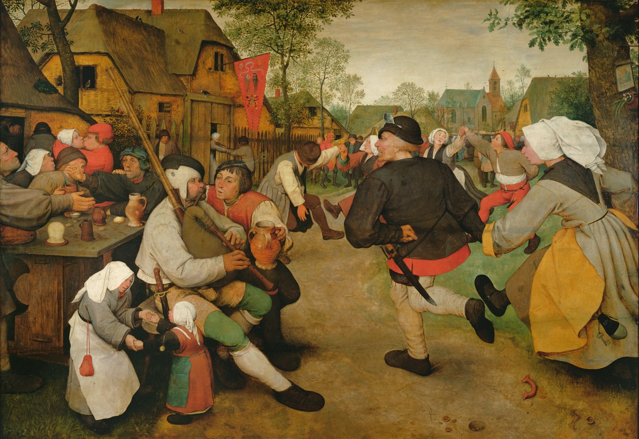 Danza contadina da Pieter the Elder Bruegel