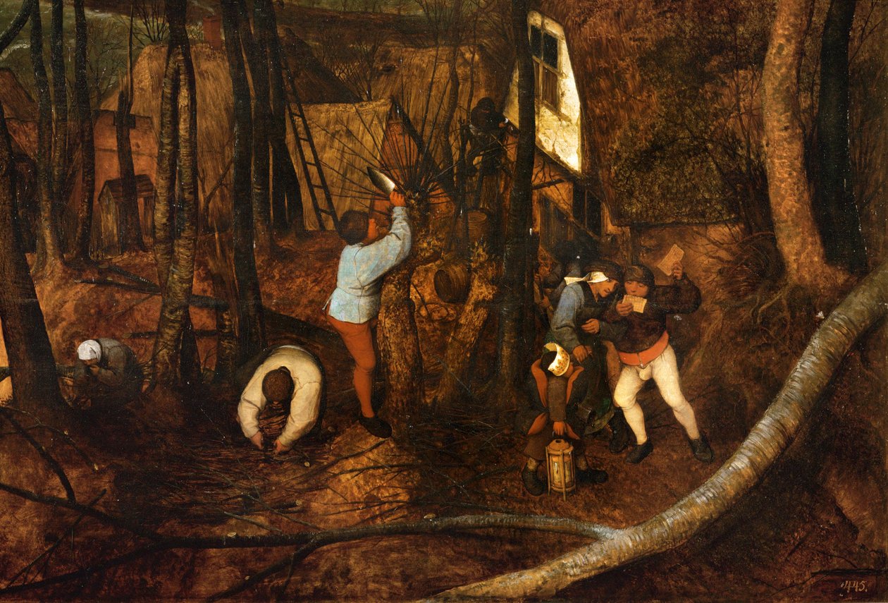 Il giorno buio... (olio su legno di quercia) da Pieter the Elder Bruegel