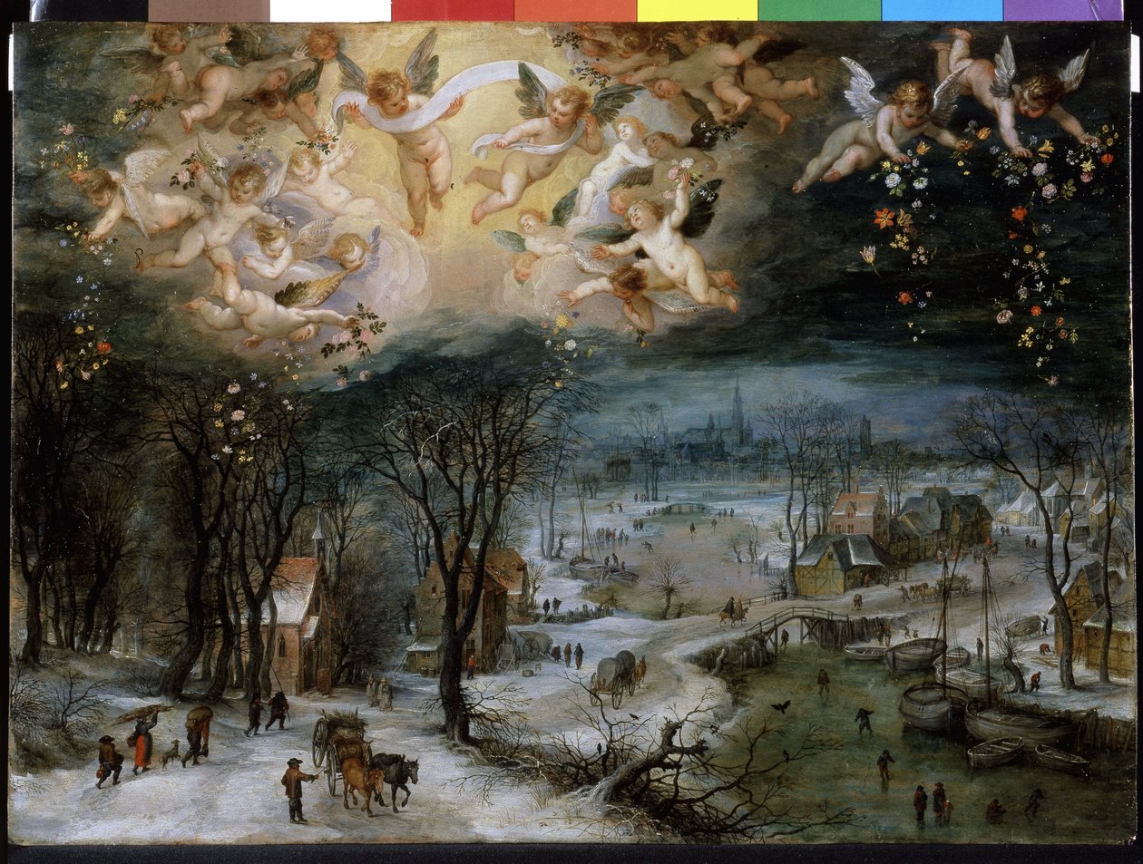 Paesaggio invernale - di Pieter Bruegel il Vecchio (1525/30 - 1569) da Pieter Bruegel the Elder