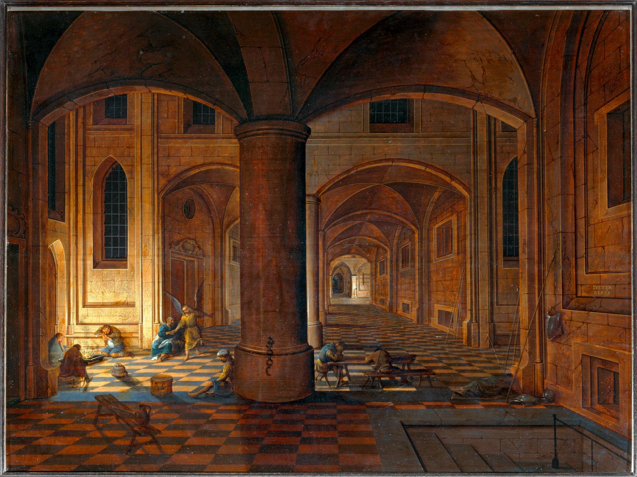 San Pietro liberato dalla prigione da un angelo ... da Pieter the Elder Neefs