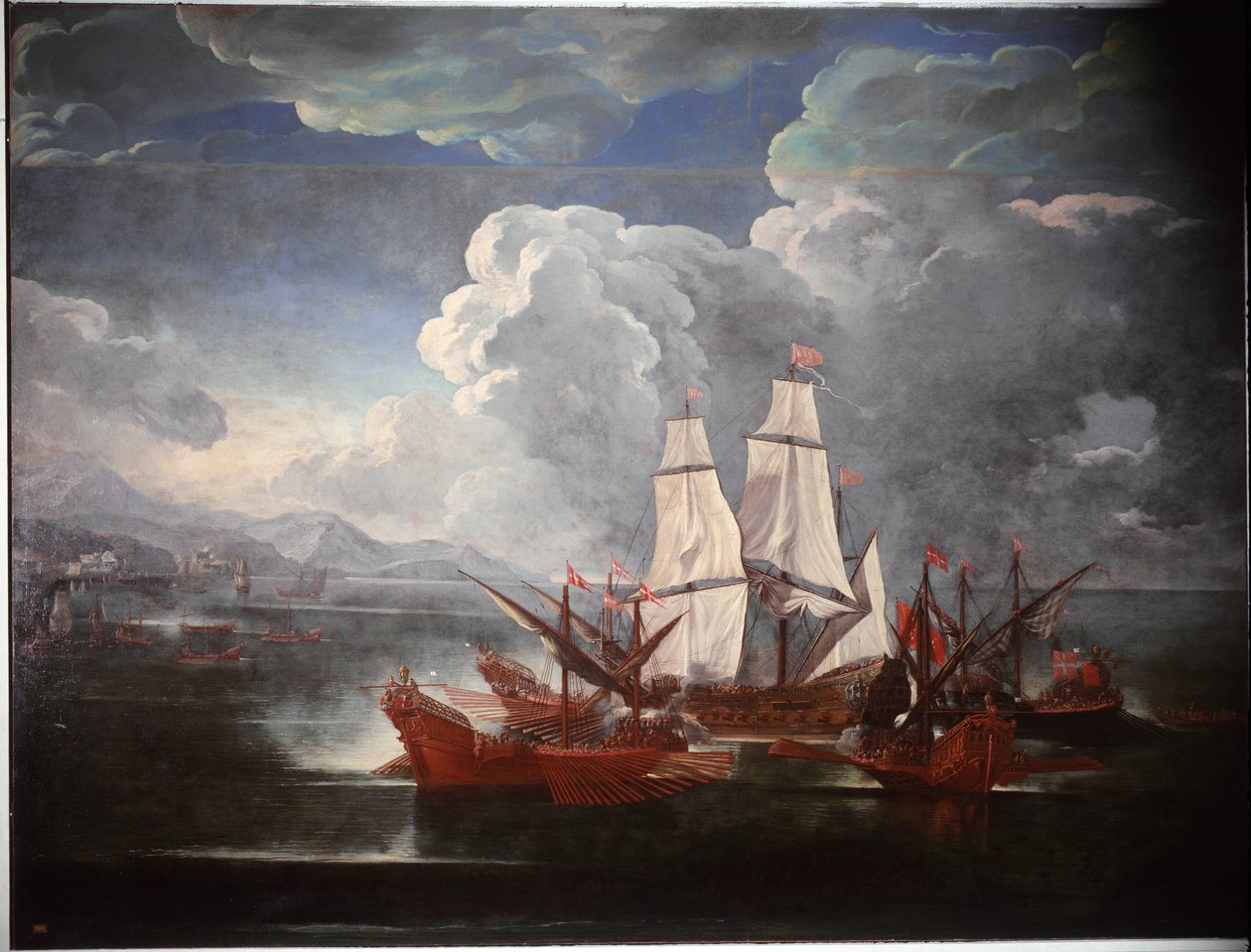 Nave da guerra da Pieter the Younger Mulier